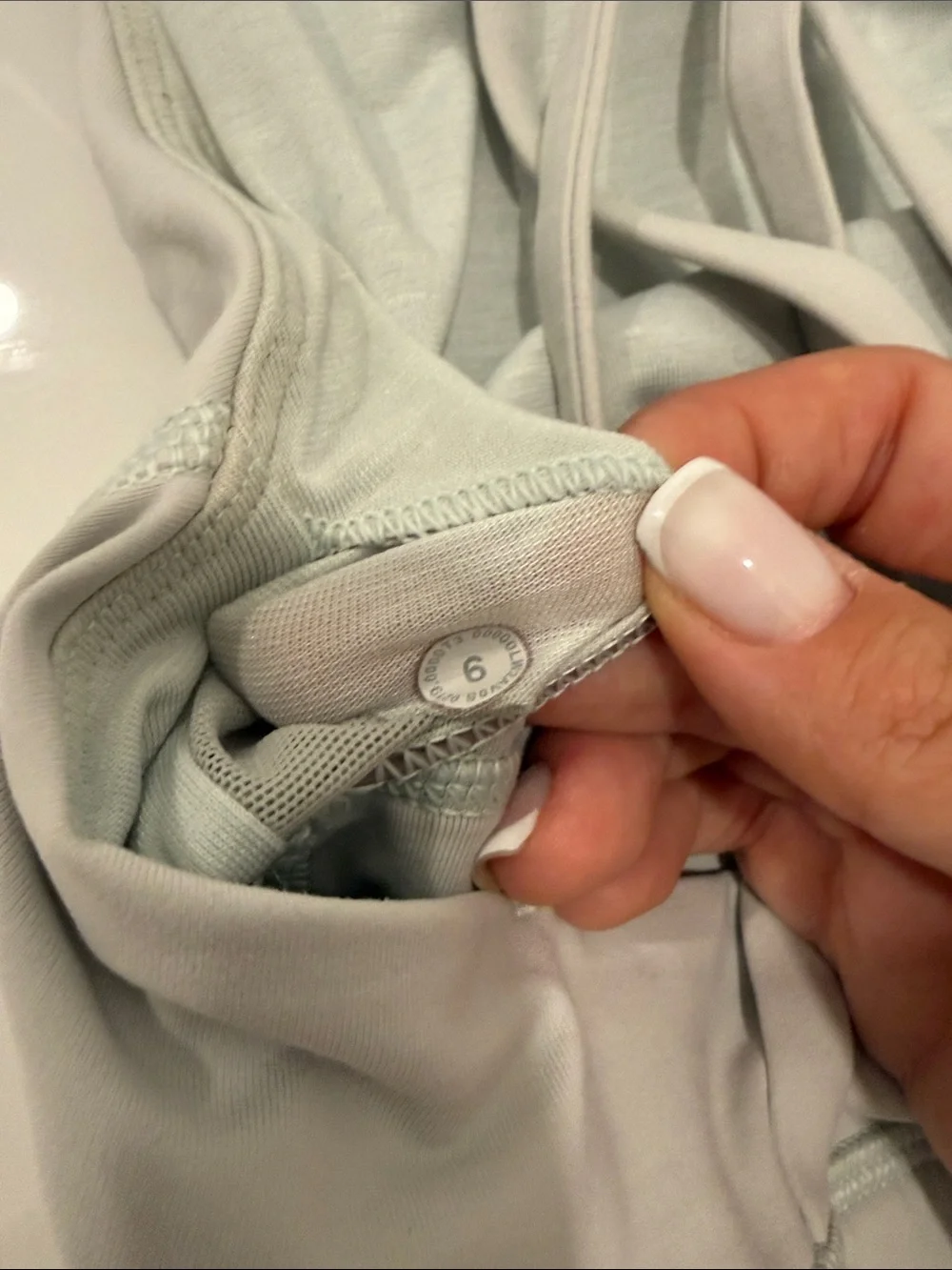lululemon athletica Light Gray Crisscross-Back Sports Bra